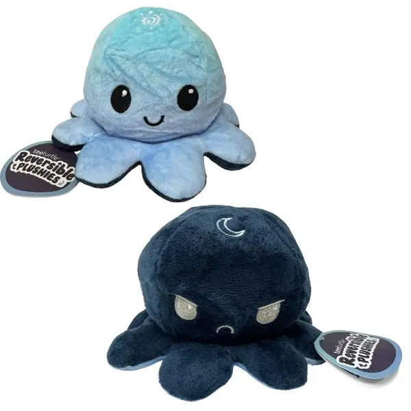 The Official Teeturtle - Reversible 6" Octopus Plush-Blue