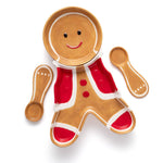 Gingerbread Red Servers Set - Christmas - Holiday Decor