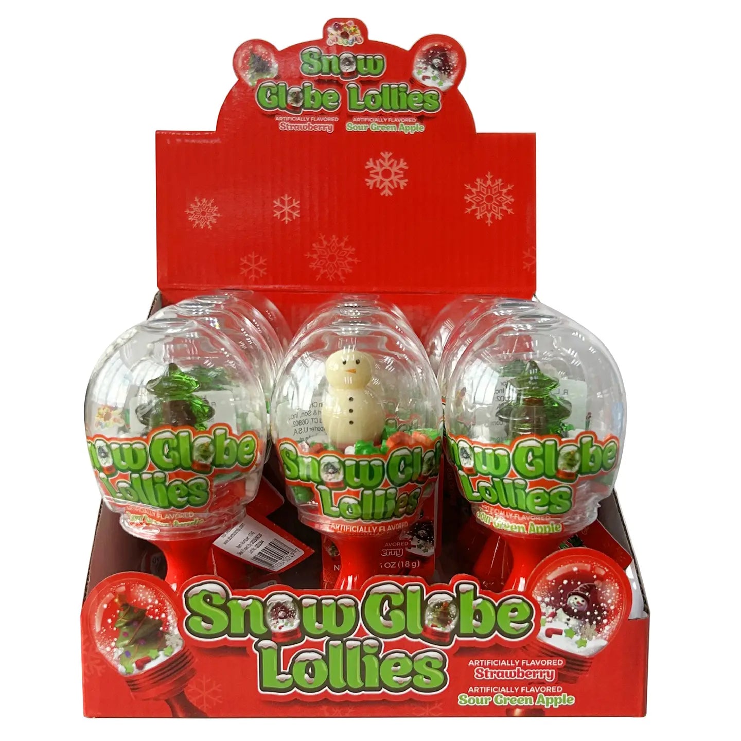 Winter / Holiday Snow Globe Lollies