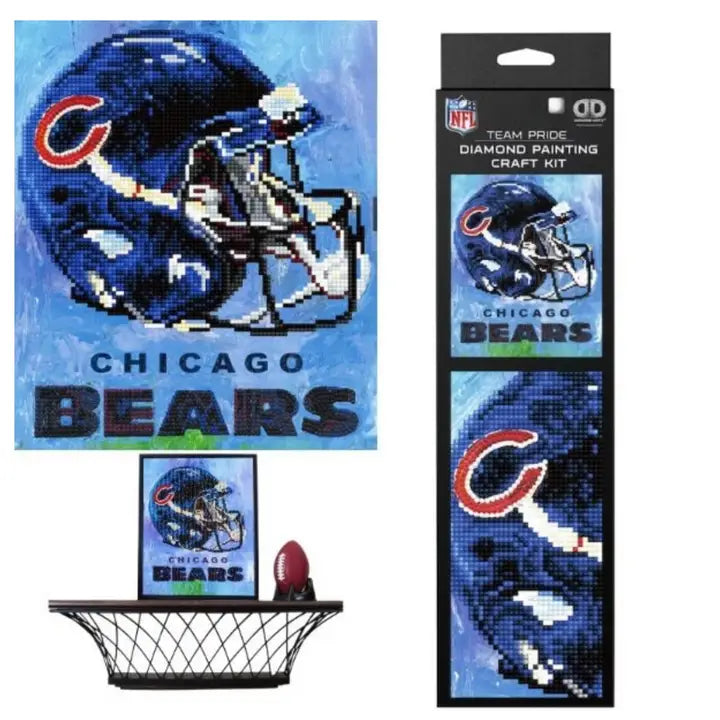 Diamond Art Craft Kit- Chicago Bears