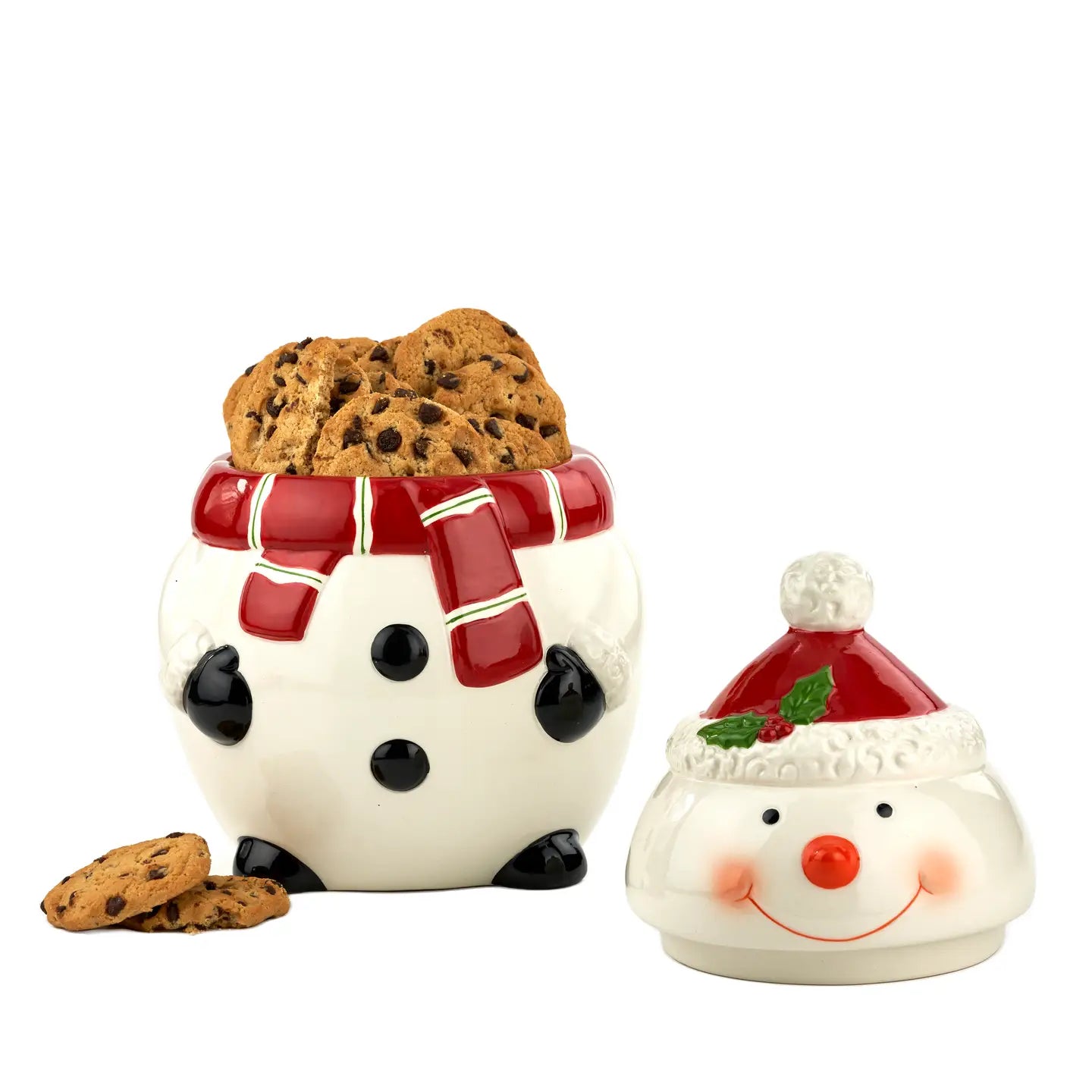 Holiday Cookie Jar-Snowman