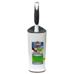 Clorox Bowl Brush With Canister Caddy - Splash Guard Style - Modern Design Caddy - Ventilated