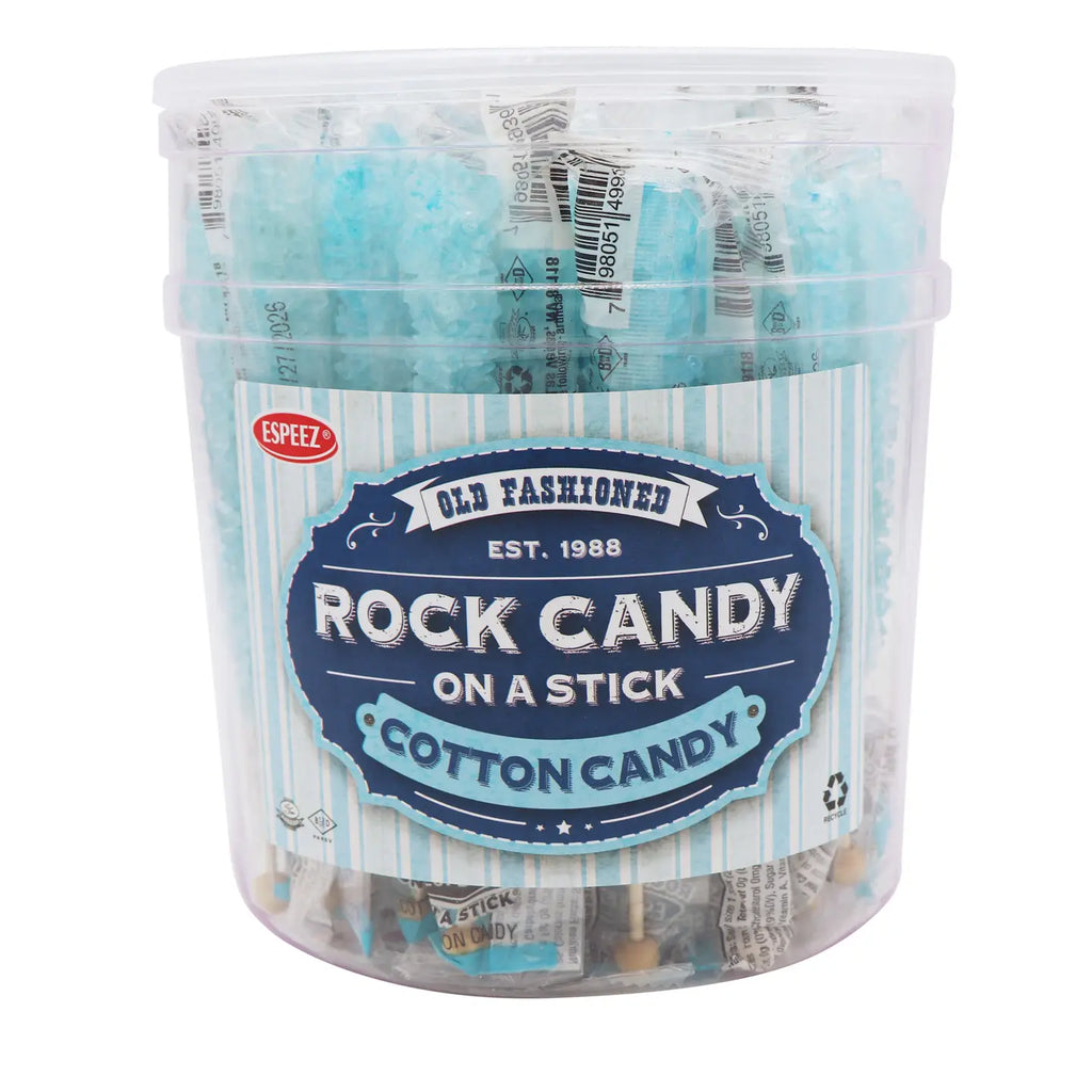 Rock Candy Sticks Cotton Candy, 0.8oz (1 Piece)