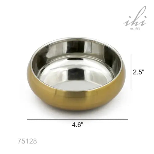 Gold Double Wall Bowl