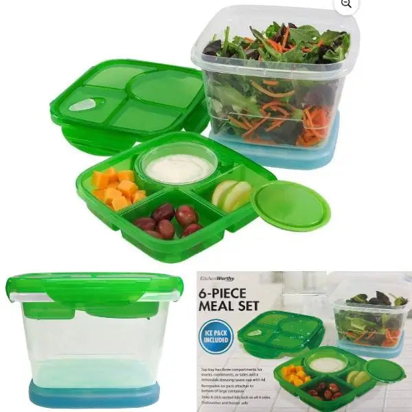 Kitchen Worthy Home - the 6PC Meal Set - Ice Pack Included