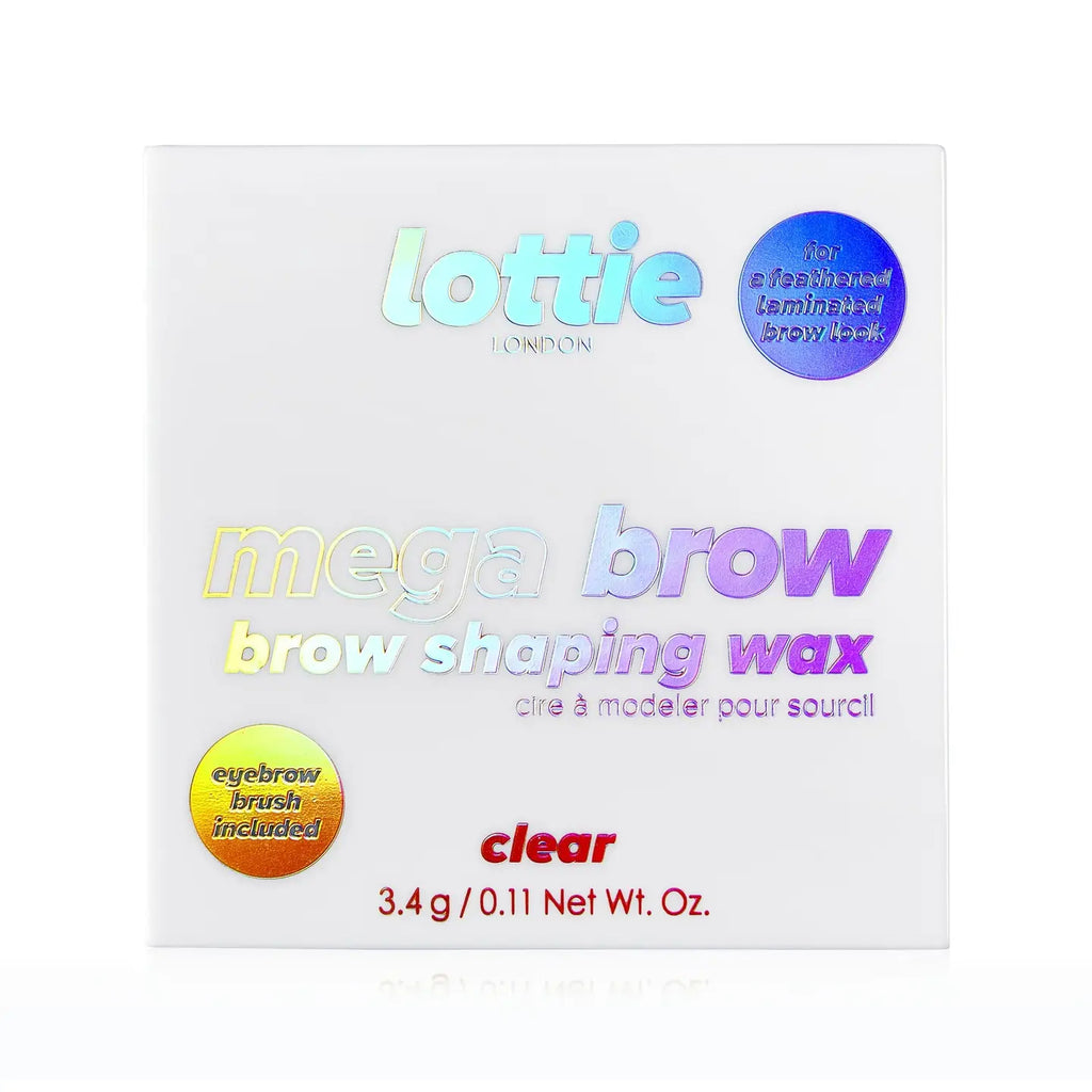 Lottie London Mega Brow Wax & Brush Set- Pack of 3