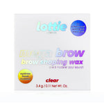 Lottie London Mega Brow Wax & Brush Set- Pack of 3