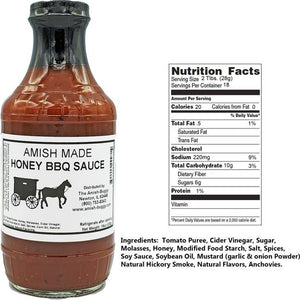 Amish Made Bbq Sauce 19 oz. Jar (choose your Flavor)