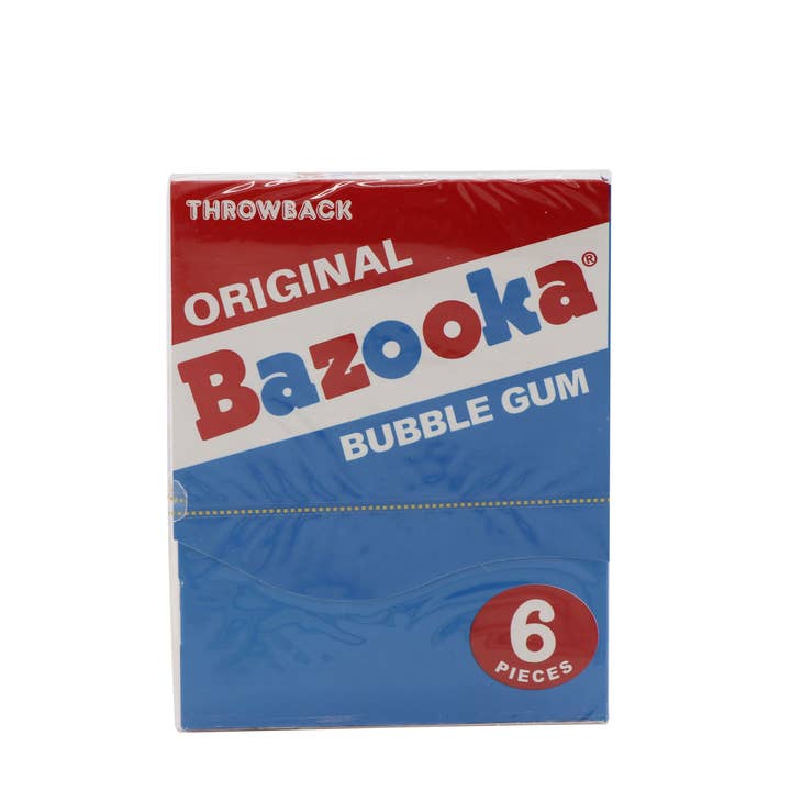 Bazooka Throwback Bubble Gum Wallet Pack with Grape