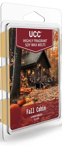 UCC Plant Based Natural Wax Melts Fall Cabin