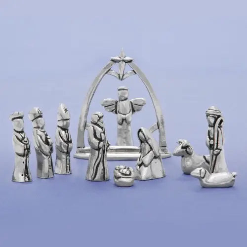 11 Piece Nativity Set with Creche