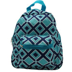 The Back Packer Blue Diamonds 12"x10" Backpack