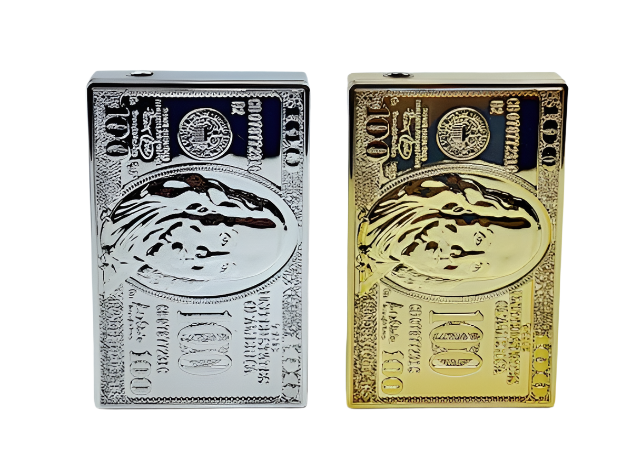 Gold & Silver $ 100 Dollar Slide Torch Lighter