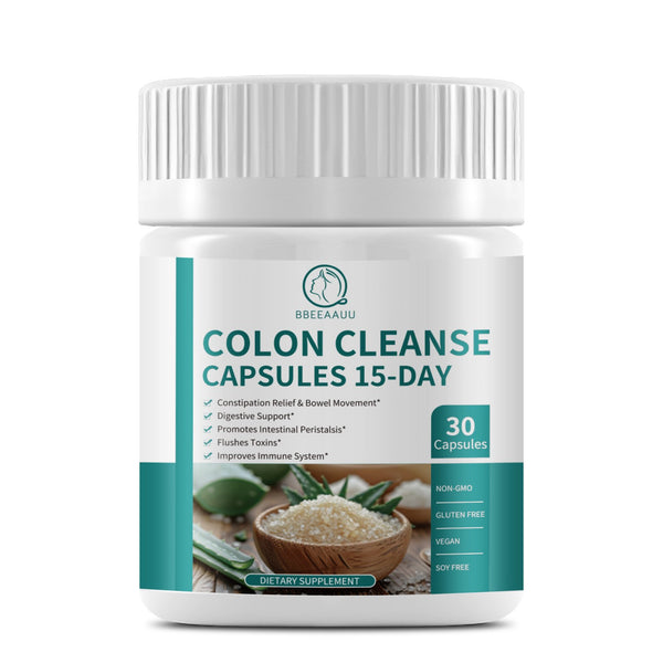Colon Cleanse 15 Day Gut Cleanse Capsules, Help Bowel Movement & Toxins Remove, for Men & Women