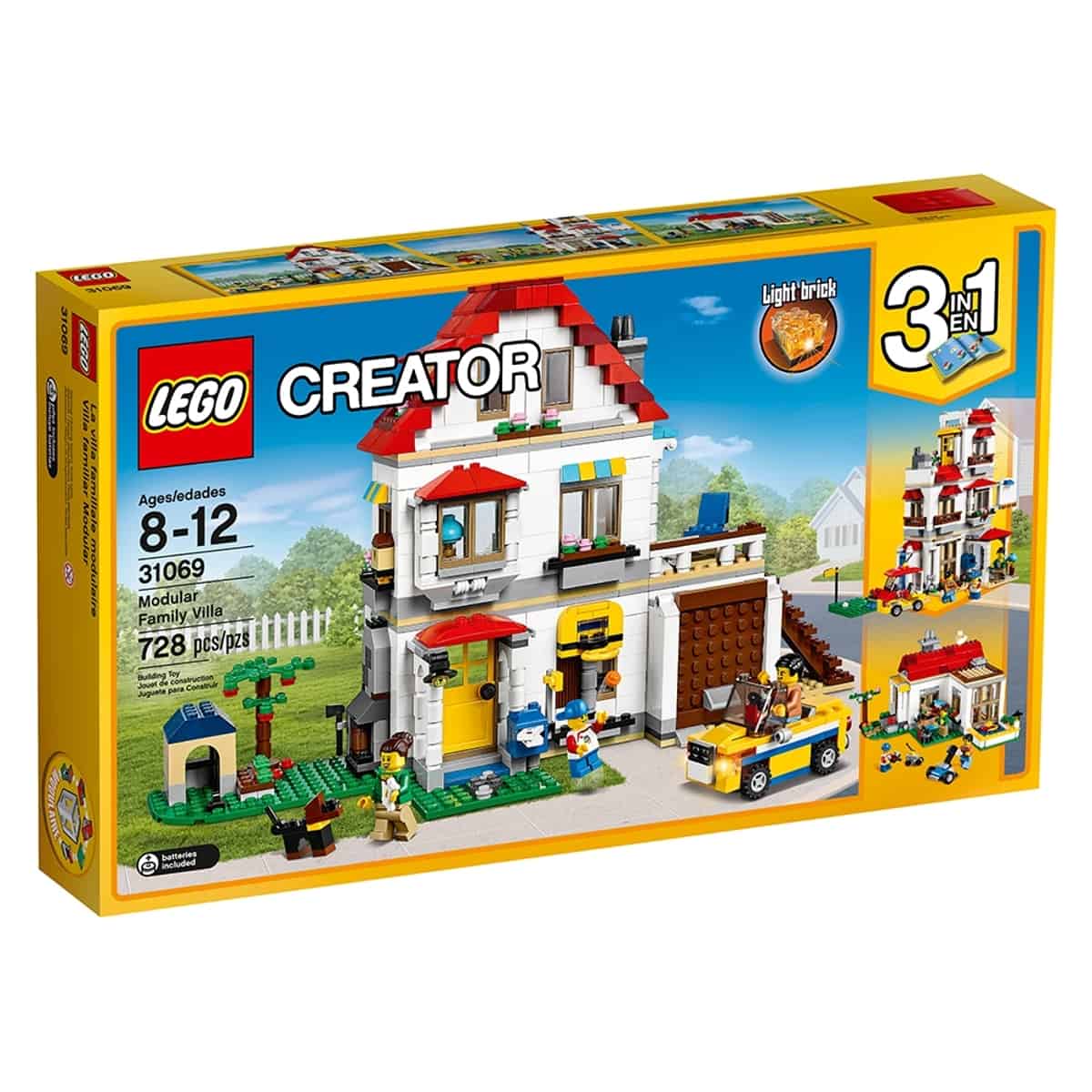 Modular Family Villa Play Set-728 pcs