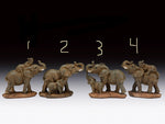 3" ELEPHANT MOM/CUB Figures (Choose Your Style)
