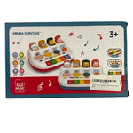 Early Education Electronic Organ Music Toy Piano Animals-Red