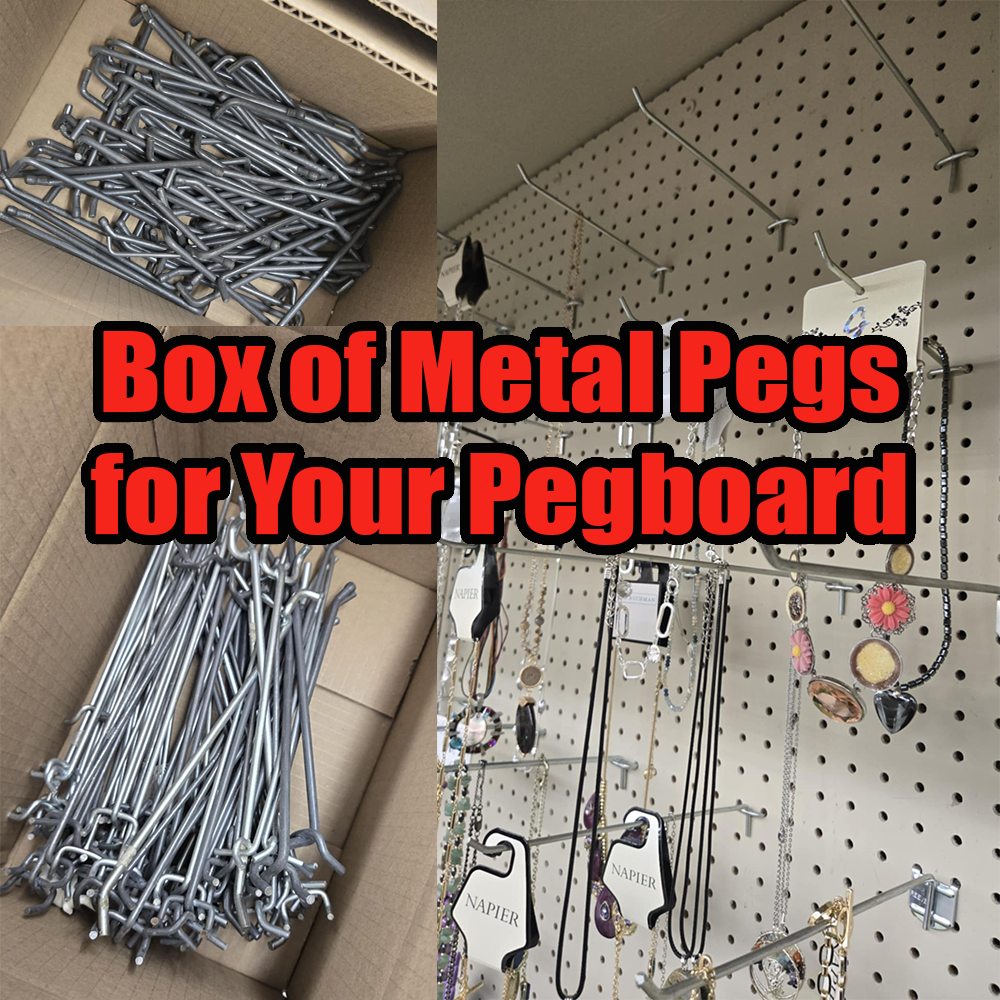 Box of Metal Pegs for your peg board. (Various Quantities)