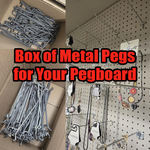 Box of Metal Pegs for your peg board. (Various Quantities)