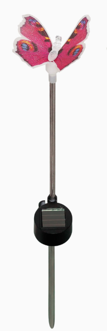 Solar Dragonfly/Butterfly Stake W/Led (Choose Your Style)