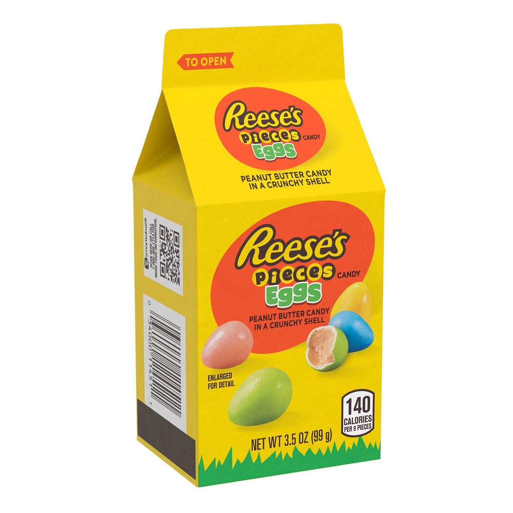 Reese's, Pieces Peanut Butter In A Crunchy Shell Eggs, Easter Candy 3.5 oz (Best By: 6/2026)