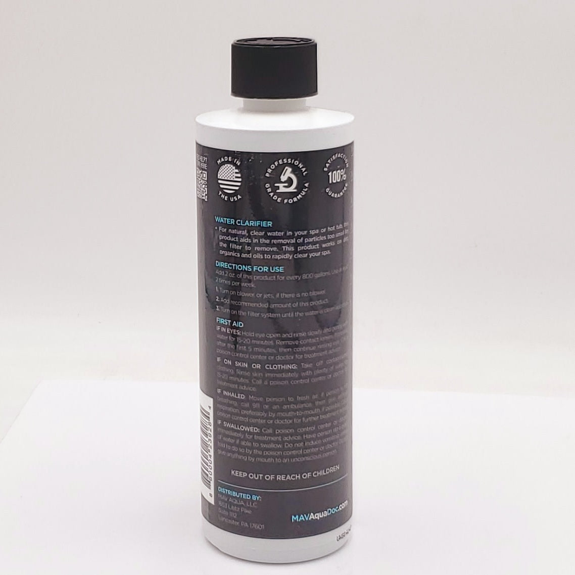 Mav Aquadoc Hot Tub Spa Water Clarifier 16 FL OZ