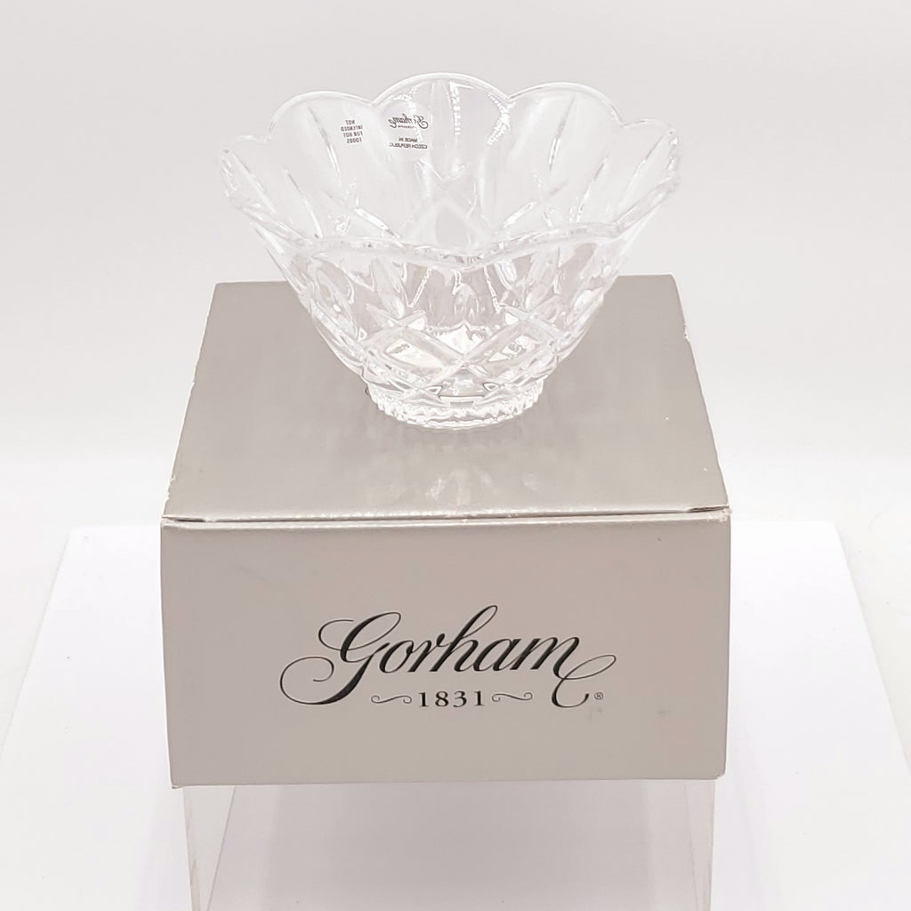 Gorham Lady Anne 5 1/2 inch Full Lead Crystal Bowl made in Czech Republic