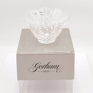 Gorham Lady Anne 5 1/2 inch Full Lead Crystal Bowl made in Czech Republic