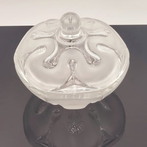 MIKASA Royal Symphony Frosted Glass Covered Bowl Dish Made in Germany
