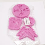 Feather Fondant Mold Set- 4pc