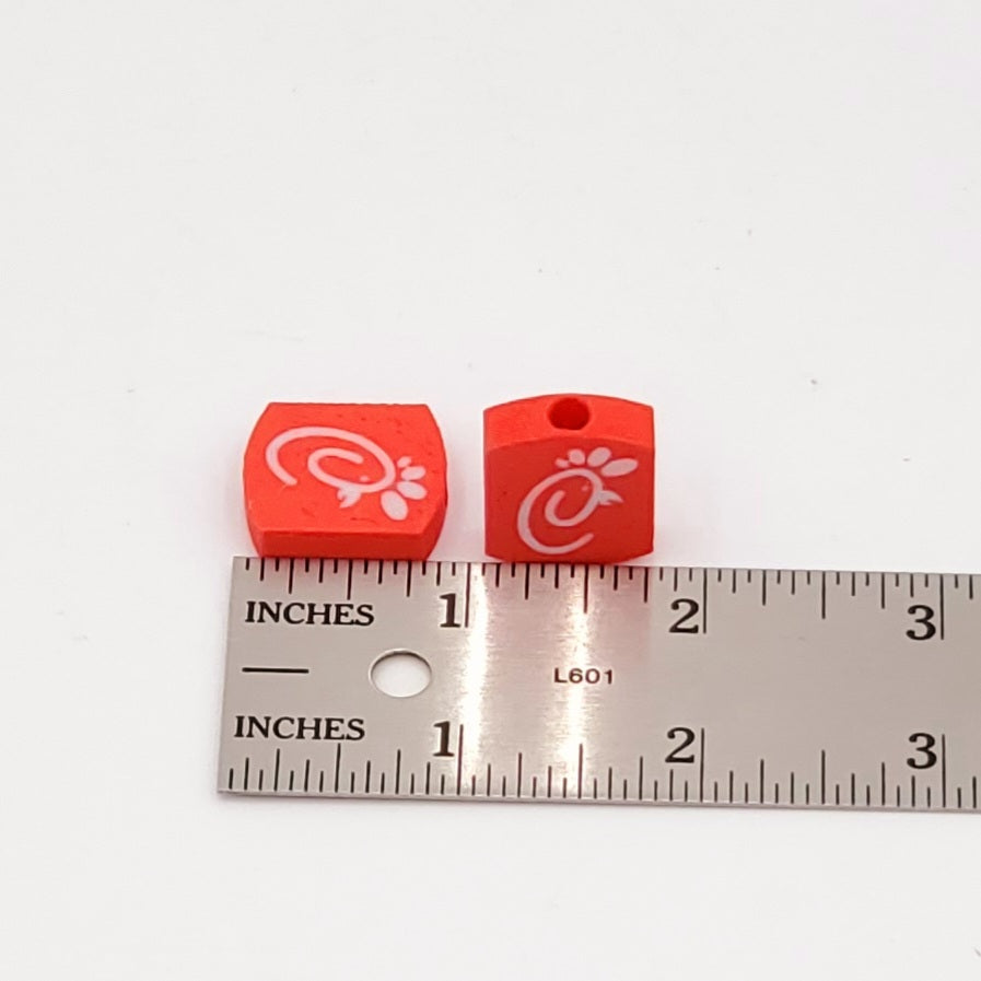 Chick-fil-A 3D Printed Drawstring Hoodie Charms