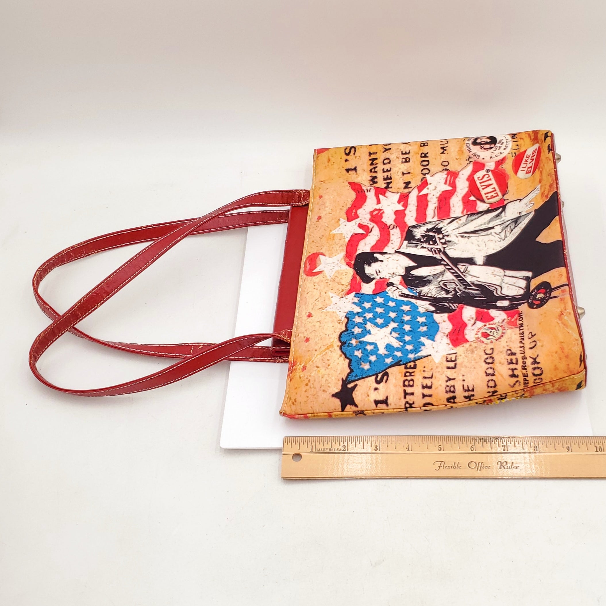 Vintage Elvis Presley Patriotic Purse