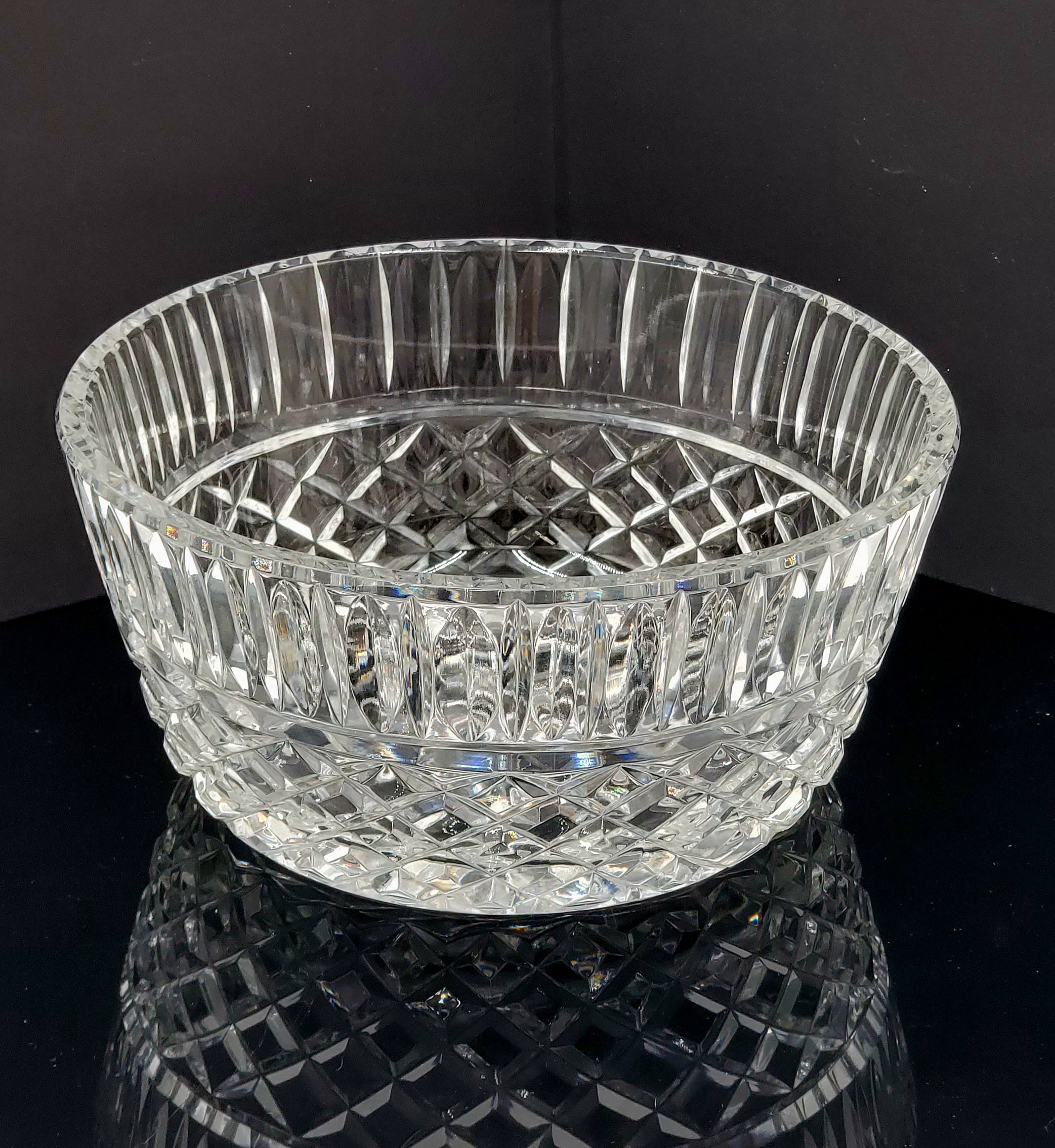 Cut Crystal Serving Bowl