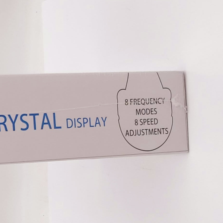 Back Massager- 8 Powerful Frequency Modes, USB Rechargeable-White