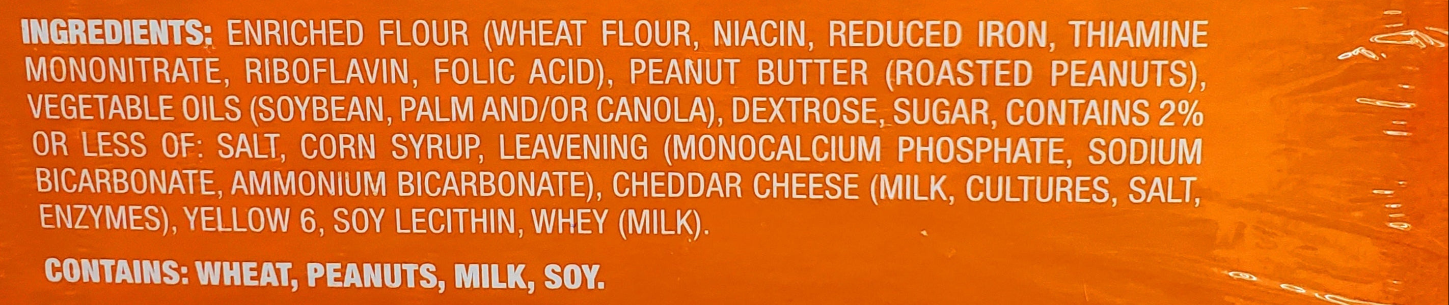LANCE TOAST CHEE CRACKERS PEANUT BUTTER 43g
