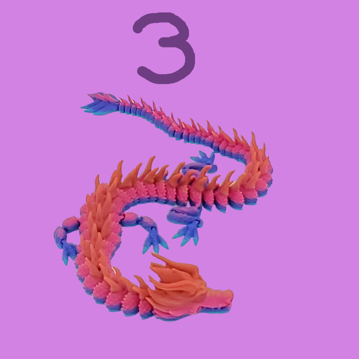 Dragons 3D Printed