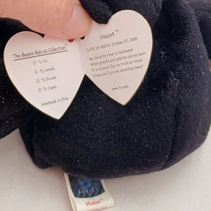 2000 Beanie Babies 3 Pack- Haunt the Halloween Bear, Shamrock the Bear and Eggs the Easter Bear