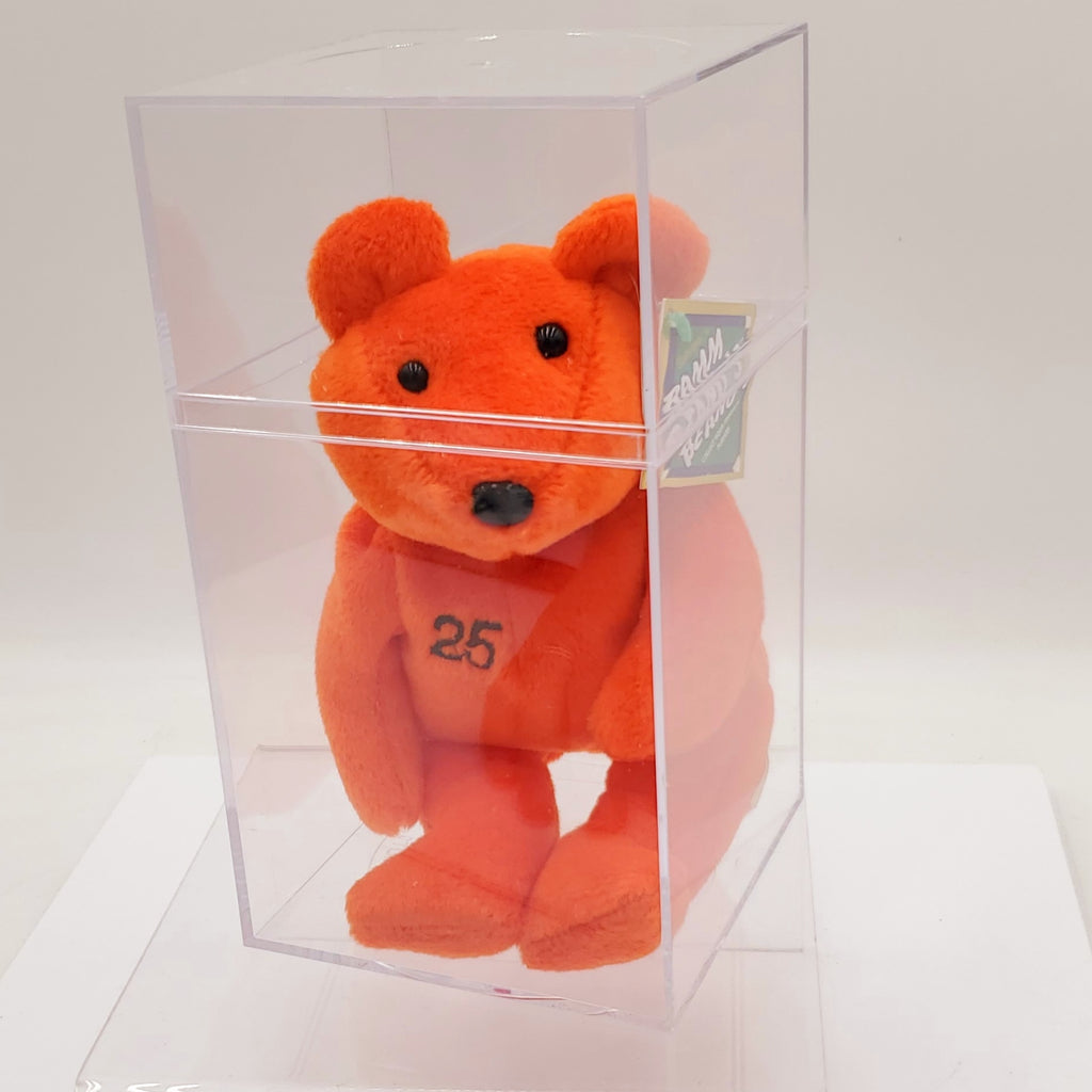 1998 Salvino's Bamm Beano's Barry Bonds #25 Orange Bear Plush