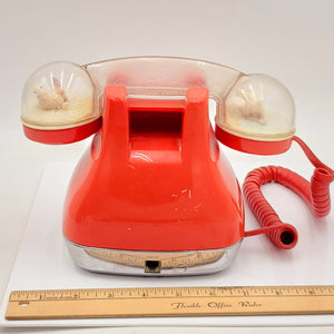 Vintage-Style Coca-Cola Snow Dome Telephone