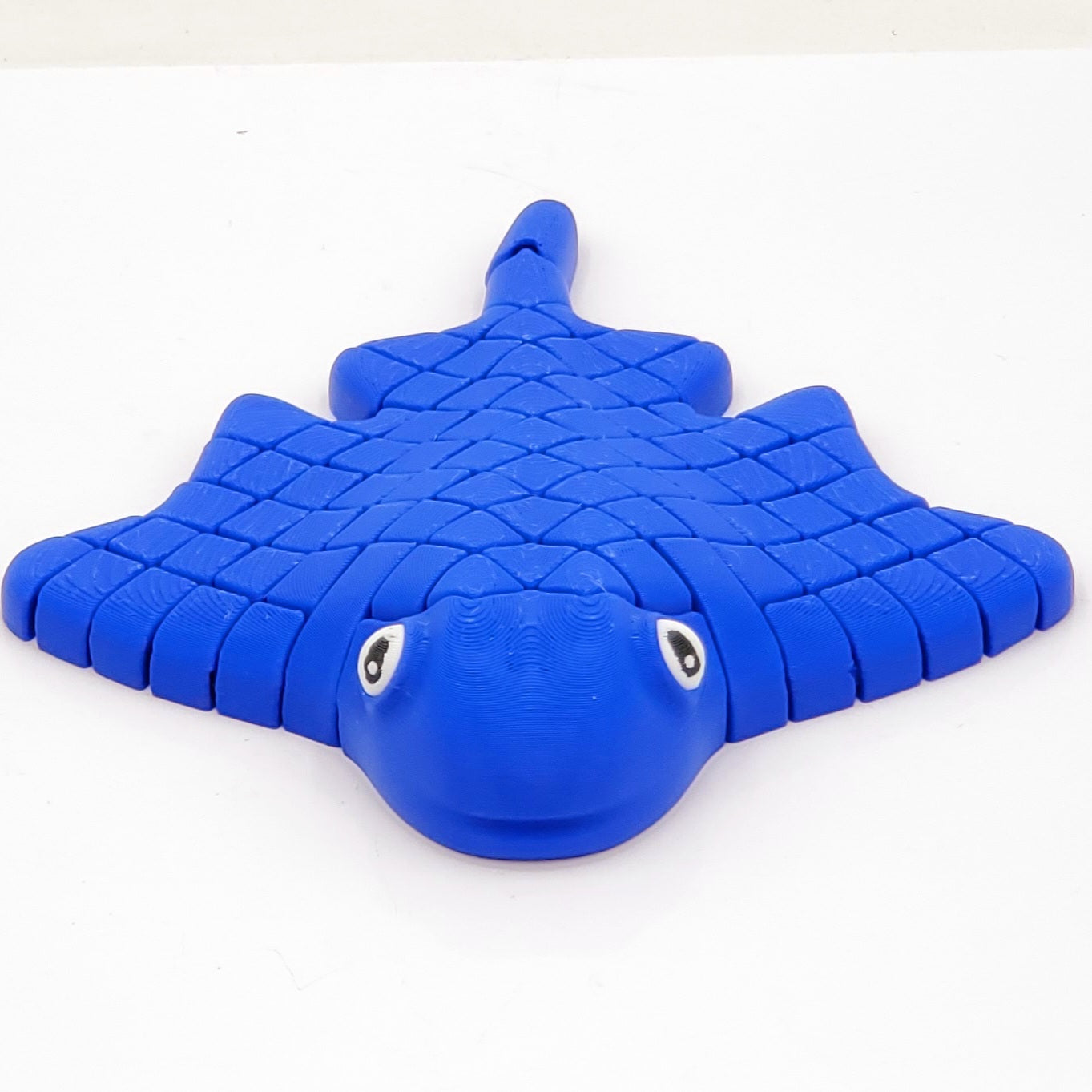 Large Blue Manta Ray -3D Printed