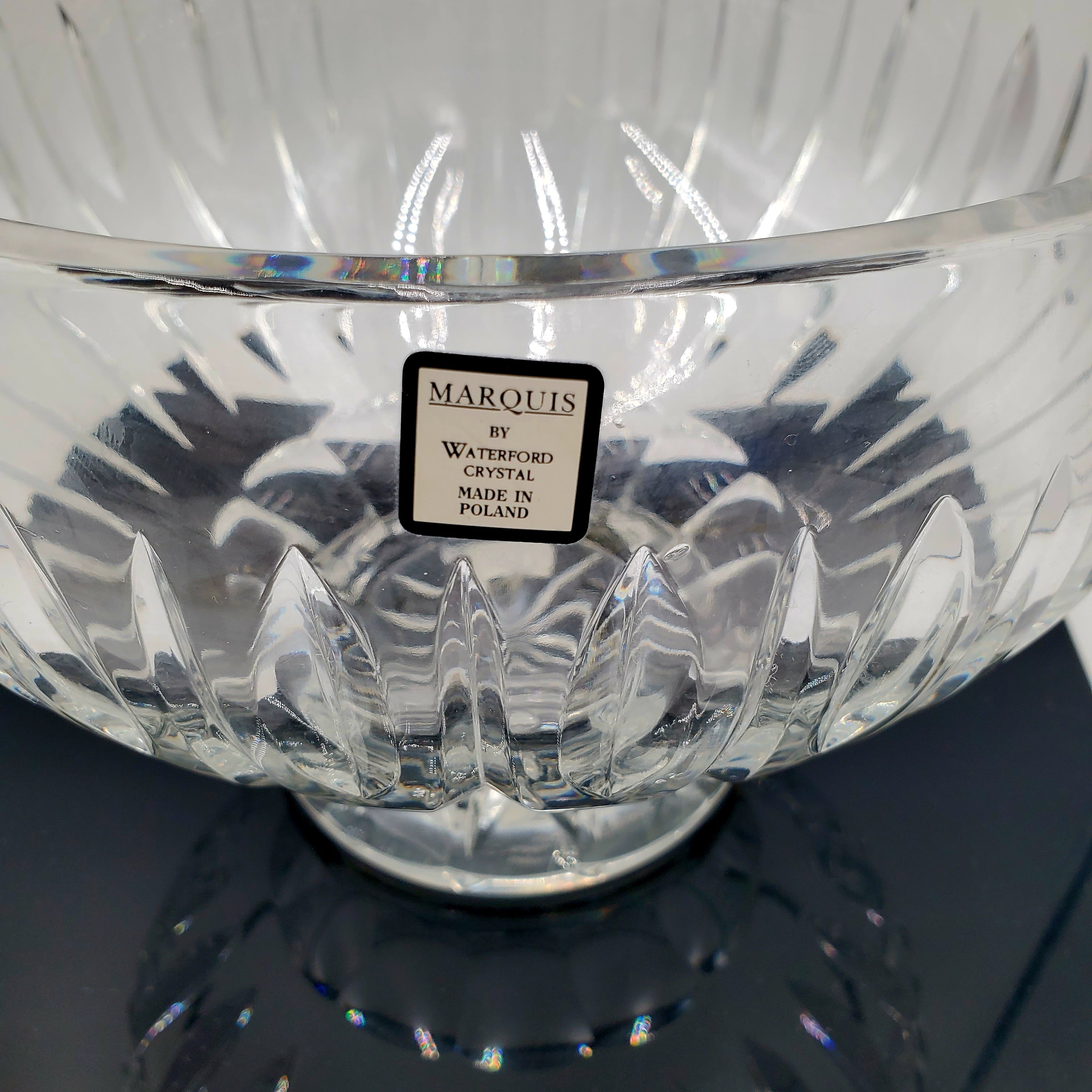 Marquis by Waterford "Sheridan" Large Crystal Decorative Bowl