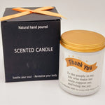 Thank You Gifts for Women, Men-9oz Vanilla Scented Candle- Thank you to the people in my life who make me smile...