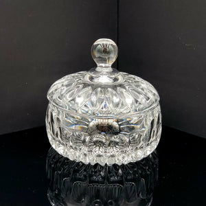 Gorham Althea Cut Crystal Candy Dish with Lid