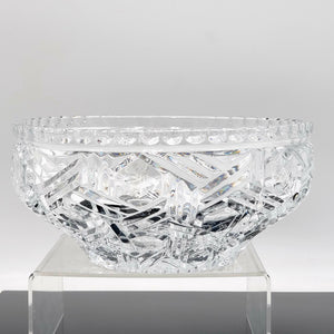 Beautiful Crystal Intricate Cut Bowl
