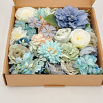 Artificial Flower Set for Decorating-Parties, Weddings, Cake Decor