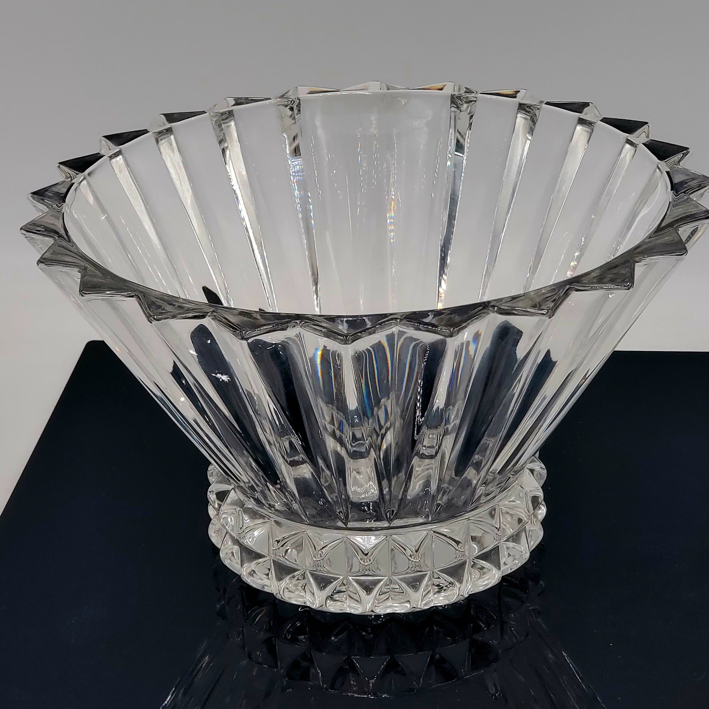 Rosenthal Blossom Crystal Bowl-Signed