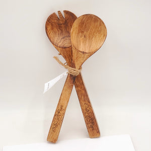 Wooden Salad Server Set
