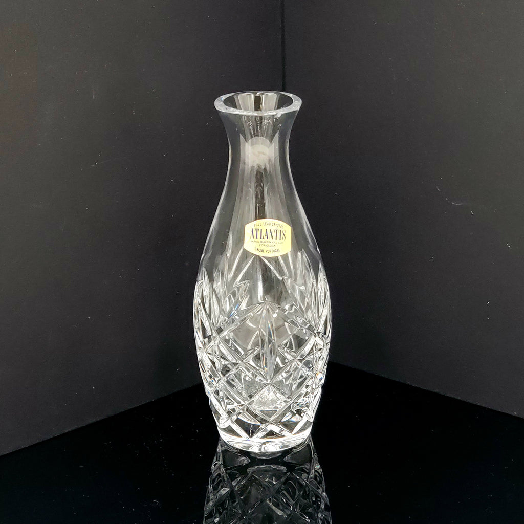 Atlantis Full Lead Crystal Vase- Made in Portugal