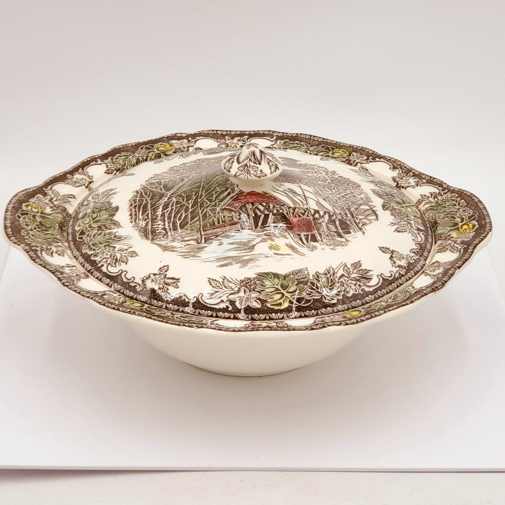 Johnson Brothers Friendly Village Covered Vegetable Bowl