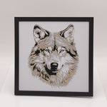 Wolf Wall/Shelf Decor 3D Printed